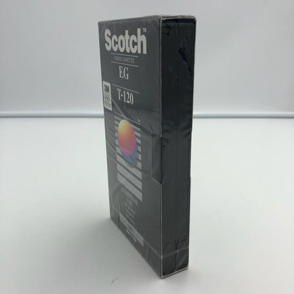 Vintage Scotch Video Cassette Blank VHS EG T-120 Sealed - Picture 2 of 4